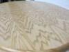 Designer Style Solid Oak & Ply, Waxed Wood Caf&eacute; Table, Size H74 x W71 x D74cm. - 6