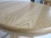 Designer Style Solid Oak & Ply, Waxed Wood Caf&eacute; Table, Size H74 x W71 x D74cm. - 7