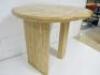 Designer Style Solid Oak & Ply, Waxed Wood Caf&eacute; Table, Size H74 x W71 x D74cm. - 4