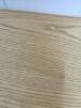 Designer Style Solid Oak & Ply, Waxed Wood Side Table, Size H51 x W80 x D74cm. - 8