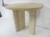 Designer Style Solid Oak & Ply, Bleached Wood Caf&eacute; Table, Size H74 x W71 x D74cm. - 3