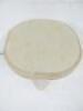 Designer Style Solid Oak & Ply, Bleached Wood Stool, Size H51 x W45 x D45cm. - 2