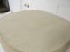 Designer Style Solid Oak & Ply, Bleached Wood Stool, Size H51 x W45 x D45cm. - 4