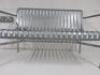 Hay Palissade 2 Seater Hot Galvanised Steel Outdoor Bench, Size H80 x W125 x D70cm. - 6