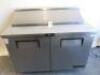 True Chilled Salad Preparation Counter, Model TSSU-48-12, S/N 8738557.