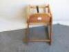 Five x Wooden Framed Childrens High Chairs. - 4