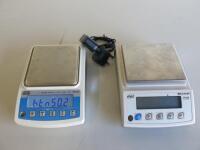 2 x 600g Scales: Badwag WTC600 & MrC BWLC-0.6-B1 with 1 x Power Supply.