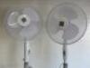 2 x Knight 16" Pedestal Stand Fans, Model 915336 - 2