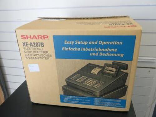 Boxed/New Sharp Electronic Cash Register, Model XE-A207B.