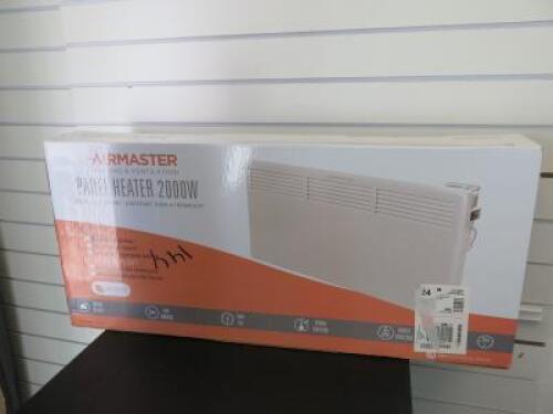 Boxed/New Airmaster Panel Heater 2000w, Model PH2TIM/LCDN.