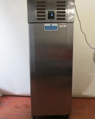 Precision Upright Freezer, Model MPT601, S/N 151824. Comes with User Manual & 4 x Racks (Requires Brackets).