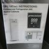 Precision Upright Freezer, Model MPT601, S/N 151824. Comes with User Manual & 4 x Racks (Requires Brackets). - 4