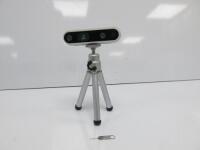 Intel Real Sense Depth Webcam, Model D435i. Comes with Tripod. NOTE: requires lead.