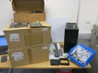 Large quantity of New Computer Spare Parts to Include: 2 x 19" Rack Mount Cases, 1 x Corsair Tower PC Case, Leads, Nuts, Screws etc (As Viewed/Pictured).