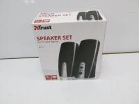 Boxed/New Trust Speaker Set for PC & Laptop, Model Mila.