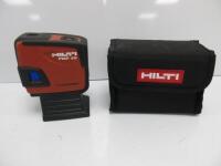 Hilti PMP 45 Laser Level, Model PMP 45, S/N 323180136. Comes with Hilti Case.