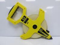 C.K Surveyors Hand Held Wind Up Tape, Model T356765, Capacity 50M.