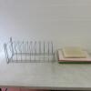 Stainless Steel Chopping Board Rack & 9 x Commercial Assorted Sized Chopping Boards