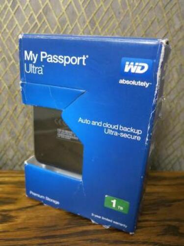 WD My Passport Ultra 1TB External HD in Box.