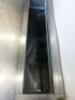 Polar Stainless Steel 2 Door Refrigerated Pizza/Salad Prep Counter, Model G604, S/N 7208260, Size H100 x W90 x D70cm. NOTE: missing lid. - 6