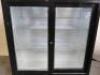 Polar Double Door Under Counter Drinks Display Refrigerator, Model GL003-05, S/N CK190301139, Size H90 x W90 x D52cm. - 2