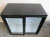 Polar Double Door Under Counter Drinks Display Refrigerator, Model GL003-05, S/N CK190301139, Size H90 x W90 x D52cm. - 4