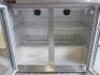 Osborne 2 Door Under Counter Drinks Display Refrigerator, Model 220E, S/N 22686/1016, Size H80 x W90 x D53cm. - 4