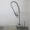 Stainless Steel Sink with Aquajet Pre Rinse Spray Faucet Assembly, Lefthand Drainer with Shelf Under. Size H90cm x D70cm x W220cm - 4