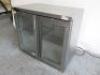 Osborne 2 Door Under Counter Drinks Display Refrigerator, Model 220E, S/N 221687/1016, Size H80 x W90 x D53cm. - 7