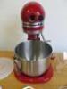 Kitchen Aid Heavy Duty Household Stand Mixer in Red, Model 5KPM5. Comes with 3 Assorted Tools & Splash Guard. - 2