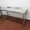 Stainless Steel Prep Table, Size H90cm x D70cm x W155cm - 4