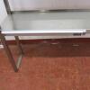 2 Tier Stainless Steel Pass Through with San Jamar Order Holder, Size H86cm x D30cm x W15cm - 3