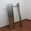 Pair of Stainless Steel Shelves with L Wall Brackets, Size W150cm x D30cm - 2