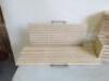 4 x Assorted Beechwood Point of Sale Racks. - 4