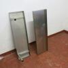 Pair of Stainless Steel Shelves with L Wall Brackets, Size W105cm x D30cm - 2