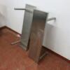 Pair of Stainless Steel Shelves with L Wall Brackets, Size W105cm x D30cm - 3