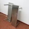 Pair of Stainless Steel Shelves with L Wall Brackets, Size W105cm x D30cm - 4