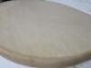 Designer Style Solid Oak & Ply, Bleached Wood Cafe Table, Size H74 x W100 x D74cm. - 6
