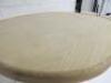 Designer Style Solid Oak & Ply, Bleached Wood Cafe Table, Size H74 x W100 x D74cm. - 7