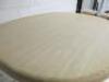 Designer Style Solid Oak & Ply, Bleached Wood Cafe Table, Size H74 x W100 x D74cm. - 5