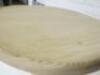 Designer Style Solid Oak & Ply, Bleached Wood Cafe Table, Size H74 x W71 x D74cm. - 6
