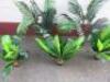 5 x Faux Office Plants. - 4