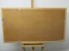 Large Gold Coloured Guilt framed Reproduction Bevelled Edge Mirror. Size H72 x 130cm. - 5