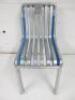 2 x New/Boxed Hay Palissade Hot Galvanised Steel Outdoor Chair, Size H80 x W125 x D70cm.