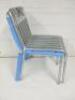 2 x New/Boxed Hay Palissade Hot Galvanised Steel Outdoor Chair, Size H80 x W125 x D70cm. - 4