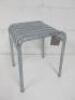 Boxed/New Hay Palissade Hot Galvanised Outdoor Stool, Size H45cm.