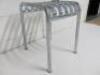 Boxed/New Hay Palissade Hot Galvanised Outdoor Stool, Size H45cm. - 6