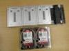 2 x WD 2TB Red NAS Hard Drives & 4 x Icy Dock HDD/SSD Converters