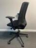 Profim Light Up 250S, Adjustable office Chair with Black Mesh Back & Upholstered Seat. DOM 11/18. - 2