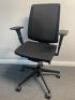 Profim Light Up 250S, Adjustable office Chair with Black Mesh Back & Upholstered Seat. DOM 11/18.